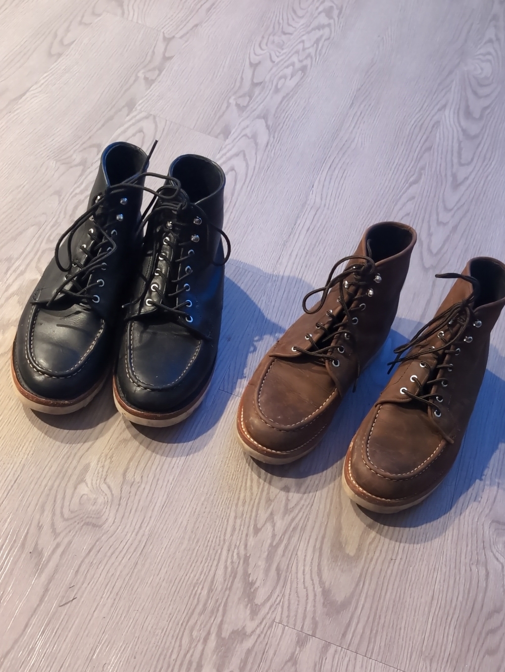 Thursday Boot Company Chukka Boots in Black and Brown Leather BUNDLE